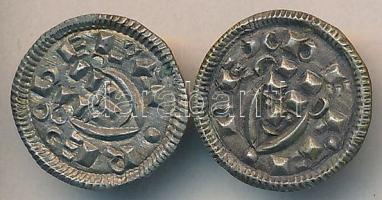 1131-1141. Denár Ag "II. Béla" (2x) T:1,1-
Unger I.: 43., Huszár: 50