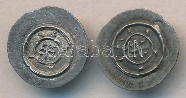 1131-1141. Denár Ag "II. Béla" (2x) T:1,1-
Unger I.: 43., Huszár: 50