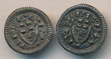 1131-1141. Denár Ag "II. Béla" (2x) T:1,1- Unger I.: 43., Huszár: 50.