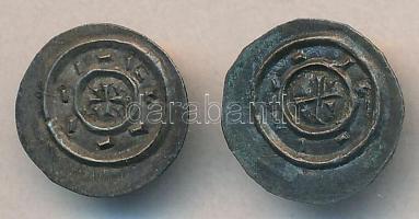 1131-1141. Denár Ag "II. Béla" (2x) T:1,1-
Unger I.: 43., Huszár: 50