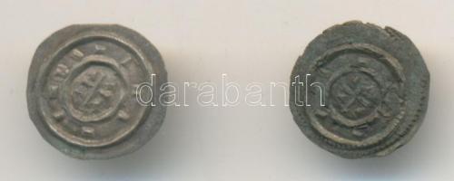 1131-1141. Denár Ag "II. Béla" (2x) T:1,1-
Unger I.: 43., Huszár: 50