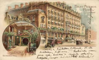 London First Avenue Hotel litho (Rb)