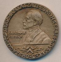 1987. "Farbaky István - Országos Magyar Bányászati és Kohászati Egyesülete / 75. Közgyűlés Ózd" Br emlékérem (47mm) T:2