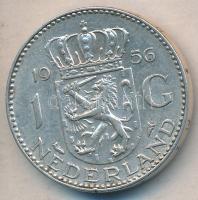 Hollandia 1956. 1G Ag "Julianna" T:2-
Netherlands 1956. 1 Gulden Ag "Julianan" C...