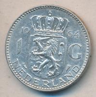 Hollandia 1964. 1G Ag "Julianna" T:2,2-
Netherlands 1964. 1 Gulden Ag "Julianan"...