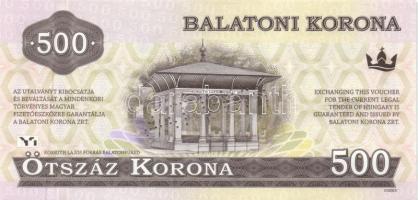 2012. "Balatoni Korona" helyi pénz sorozat: 500K "MINTA" + 1000K "MINTA&quo...