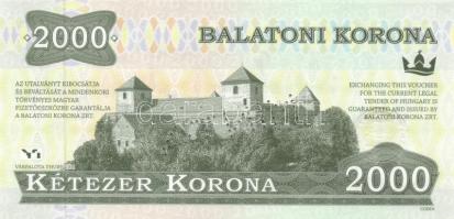 2012. "Balatoni Korona" helyi pénz sorozat: 500K "MINTA" + 1000K "MINTA&quo...