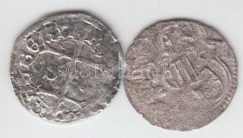 1440. Denár Ag "V. László, mint trónigénylő" + 1441-42. Denár Ag "V. László, mint tró...