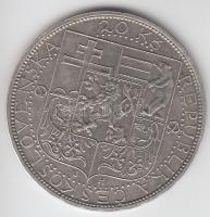 Csehszlovákia 1937. 20K Ag "Masaryk" T:2
Czechslovakia 1937. 20 Korun Ag "Death of Pr...