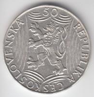 Csehszlovákia 1949. 50K Ag "Sztálin" T:2
Czechoslovakia 1949. 50 Korun Ag "Stalin&quo...