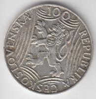 Csehszlovákia 1949. 100K Ag "Sztálin" T:2,2-
Czechoslovakia 1949. 100 Korun Ag "Stali...