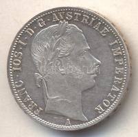 Ausztria 1861A 1Fl Ag "Ferenc József" T:2 Austria 1861A 1 Florin Ag "Franz Joseph" C:XF