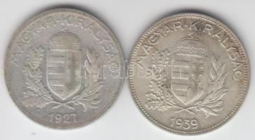 1927. 1P Ag + 1939. 1P Ag T:3,2