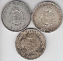 1935. 2P Ag "Rákóczi" + 1935. 2P Ag "Pázmány" + 1936. 2P Ag "Liszt" T:...
