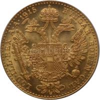 Ausztria 1915. 1D Au "Ferenc József" (3.49g/0.986) utánveret T:PP
Austria 1915. 1 Ducat Au...