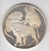 NSZK 1974. "Münsteri állatkert" Ag emlékérem (15,17g/1000) T:PP
GFR 1974. "Zoo of Mun...