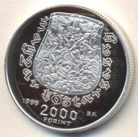 1996. 2000Ft Ag "Honfoglalás 1100. évfordulója" T:PP