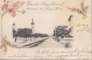 1899 Nagykőrös Deák tér, litho