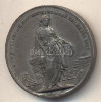 1857. I. Ferenc József és Erzsébet magyarországi látogatásának emlékére cink emlékérem (37mm) E: &qu...