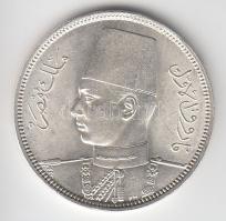 Egyiptom 1937. 5P Ag T:1- Egypt 1937. 5 Piastres Ag C:AU