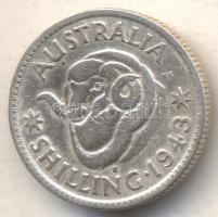 Ausztrália 1943. 1Sh Ag T:2-
Australia 1943. 1 Shilling Ag C:VF