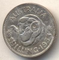 Ausztrália 1953. 1Sh Ag T:2-
Australia 1953. 1 Shilling Ag C:VF