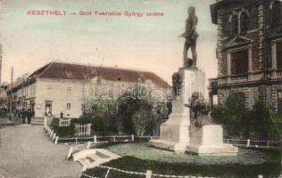 Keszthely gróf Festetics György szobra (EB)