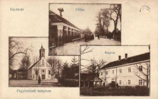 Lipótvár, Újvároska, prison church, canteen, guard building