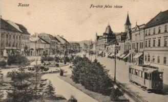 Kassa Main street with tram