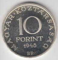 1948. 10Ft Ag "Széchenyi" utánveret T:PP