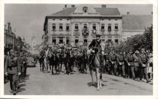 Szatmárnémeti entry of the Hungarian troops, Horthy, vissza So.Stpl (EK)