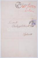 1883 Meghívó a soproni férfidalegylet és a 76. gyalogezred zenekarának dalestélyére