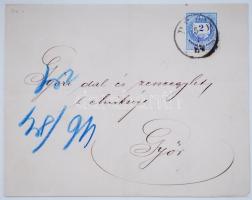 1883 Meghívó a Pécsi Dalárda dalestélyére