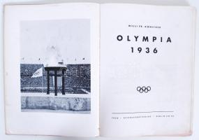 Willi Fr. Könitzer: Olympia 1936. Reichsportverlag 176p. Sok illusztrációval. Kissé laza kötés
