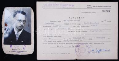 FKGP tagsági Dobi István aláírásával rendőrorvos részére