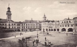 Cieszyn Main square, the shop of Kutzer (EK)