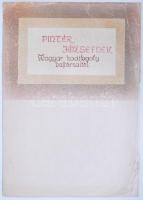 1946 Hadifogoly zenekar vezetőjének készített emléklap aláírásokkal