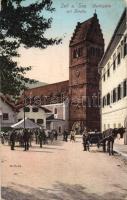 Zell am See Market square with church