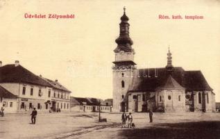 Zólyom Catholic church, the shop of Lajos Müller (EK)