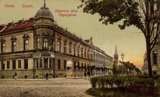 Eszék Jäger street, Sorger, Weiszmayer & Co. bank