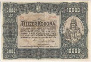 1920. 10.000K T:III szép papír állapot!