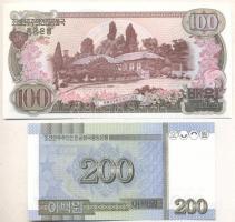 Észak-Korea 1978. 100W + 2005. 200W T:I
North Korea 1978. 100 Won + 2005. 200 Won C:UNC