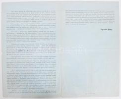 1868 Pap Kovács György, Baja város képviselőjének nyilvános "Felszóllalás"-a a város botrá...