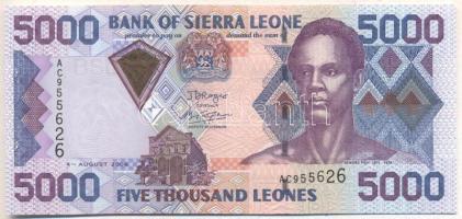 Sierra Leone 2006. 5000L T:I Sierra Leone 2006. 5000 Leones C:UNC