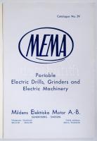 Mema képes elektromos fúrókatalógus / Mema catalogue of electric drills 32p