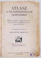 Kogutowitz: Történelmi atlasz. Magyar földrajzi intézet 1924. Kissé megviselt állapotban