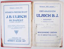 1913 Ulrich B. J. képes fűtésszerelési katalógus 272p
