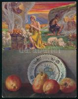 311 db régi motívum és üdvözlő képeslap