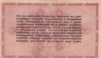 1946. 10.000AP - 1.000.000AP (15x) variációkkal T:vegyes