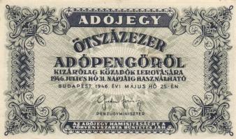 1946. 10.000AP - 1.000.000AP (15x) variációkkal T:vegyes